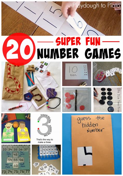 numbers game with drawings word hike|20 Super Fun Number Games for Kids .